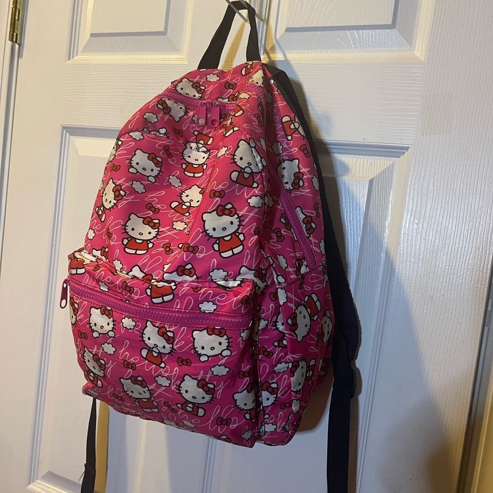 Hello Kitty Sanrio Pink Nylon Medium Backpack
